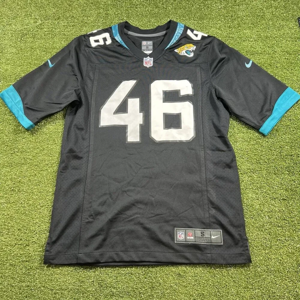 Jaguars #46 Custom Named Jersey Size S NWOT